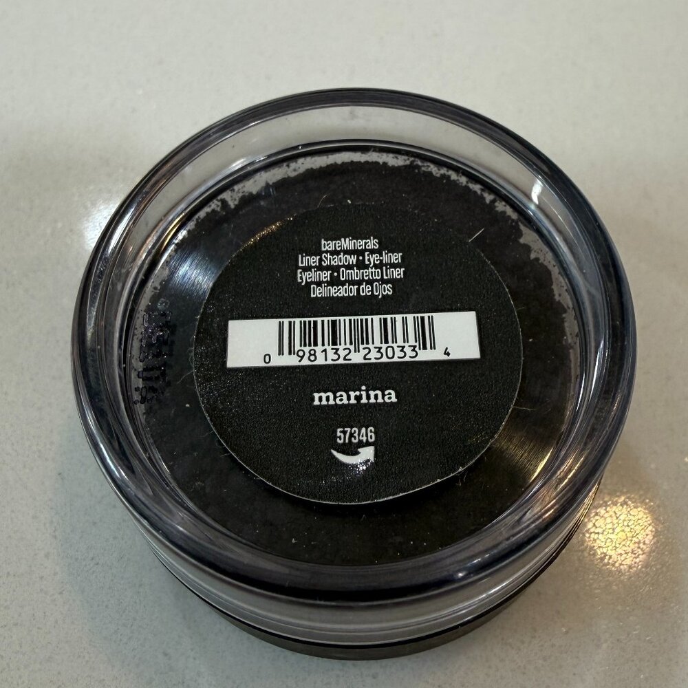 bareMinerals MARINA Eyeliner Shadow Blue Loose Minerals .28g / .01 oz NWT